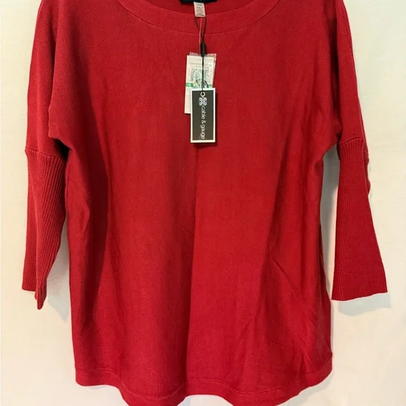 Cable and Gauge Sweater Sz L - Picture 2 of 6